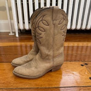 Genuine Vintage Leather Cowboy Boots